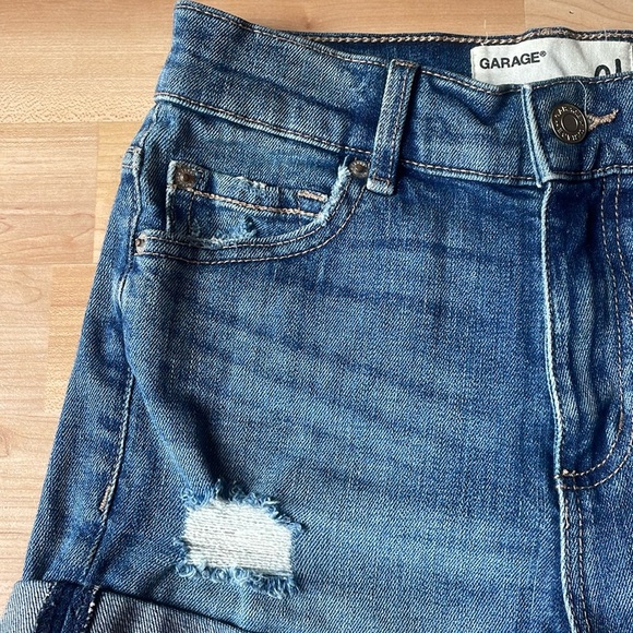 Garage retro high waisted jean shorts - Picture 5 of 5